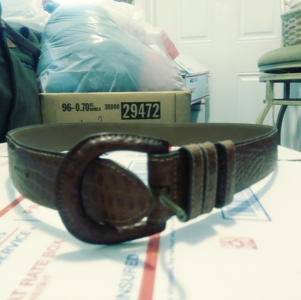 🐎CIPRIANI ITALIAN ALLIGATOR BELT🎁🎇🎑